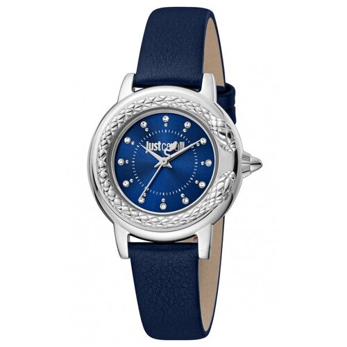фото Наручные часы just cavalli часы женские just cavalli jc1l151l0615, серебряный, синий