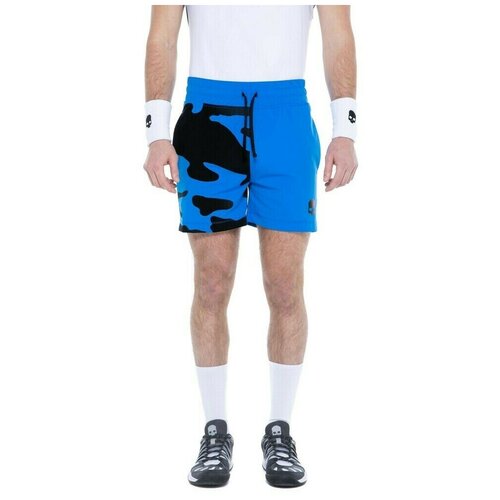 HYDROGEN Теннисные шорты HYDROGEN TECH CAMO (T00452-014)/3XL цвет черный/синий