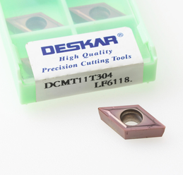 DCMT11T304 LF6118 пластина токарная (1 шт.) DESKAR D0000060