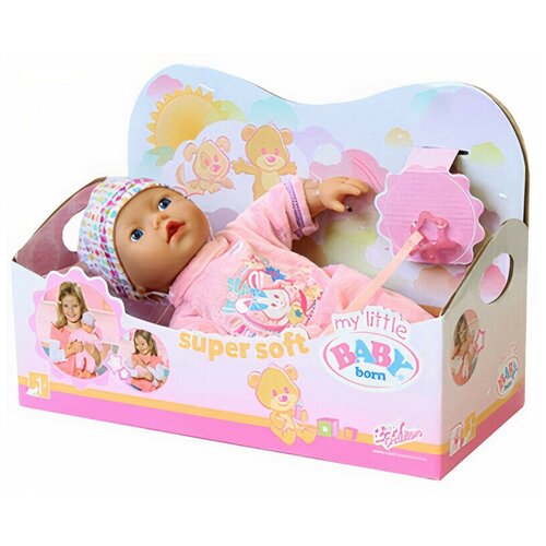 Игрушка my little BABY born Пупс с соской, 32 см, дисплей 819-753 <Сакс> zapf creation my little baby born одежда для куклы 32 см 824 351 голубая