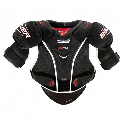 фото Нагрудник bauer vapor x800 lite s18 sr (размер m, цвет белый/красный)