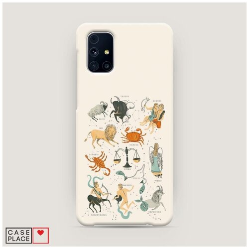 фото Чехол пластиковый samsung galaxy m31s знаки зодиака case place