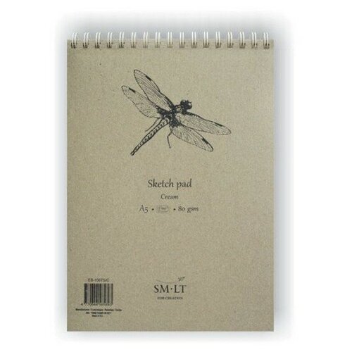 Альбом SM-LT Sketch cream А5 70л 80 г/м2 кремовый, спираль 5EB-70TS/C