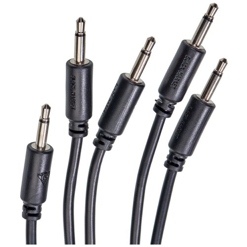 Black Market Modular patchcable 5-Pack 50 cm black