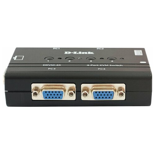 KVM-переключатель D-link DKVM-4KB3A 4-портовый 3940₽
