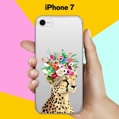 Силиконовый чехол Леопард на Apple iPhone 7 силиконовый чехол леопард на apple iphone 11