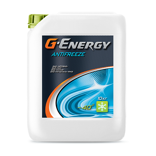 Антифриз G-Energy Antifreeze 40 Готовый (Зеленый) 10кг G-Energy арт. 2422210127