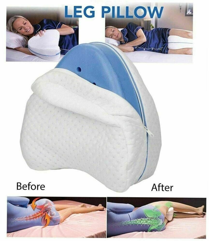 Ортопедическая подушка для ног и коленей для сна с эффектом памяти.