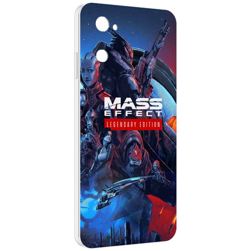 Чехол MyPads Mass Effect Legendary Edition для UleFone Note 12 / Note 12P задняя-панель-накладка-бампер