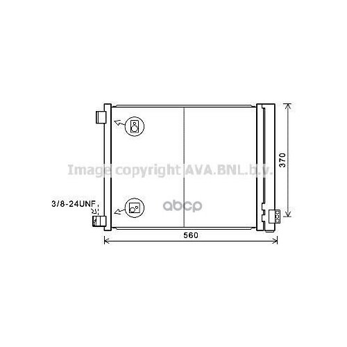 Конденсер Nissan Micra Iv 11- 1.2 Ava арт. DN5427D