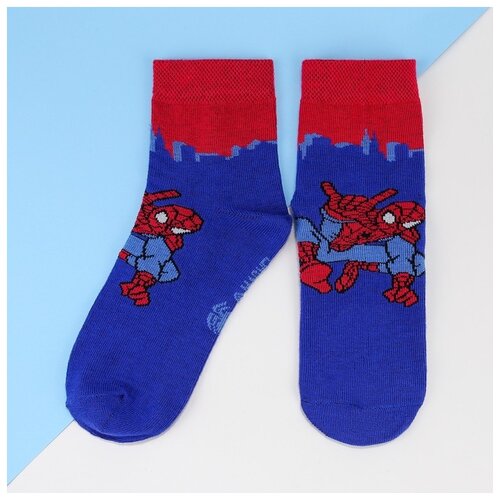 Носки Kaftan размер 16-18, синий, красный носки kaftan синий красный