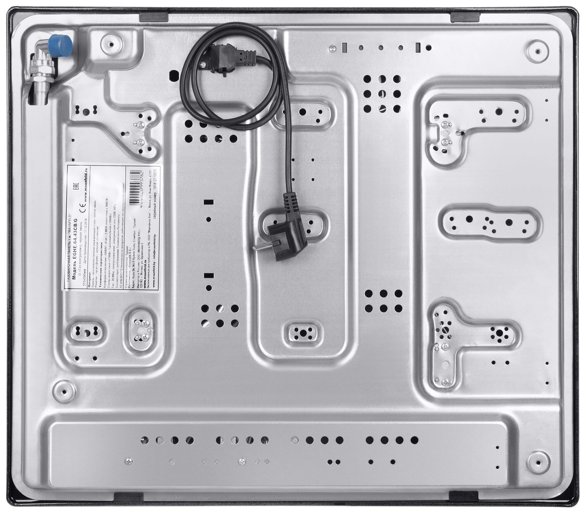 Газовая варочная панель MAUNFELD EGHE.64.43CB/G - фотография № 16