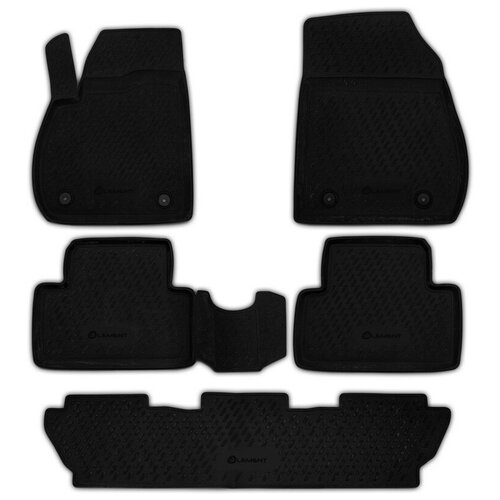 фото Element коврики в салон opel zafira, 2012-> 7 мест 5 шт. (полиуретан)