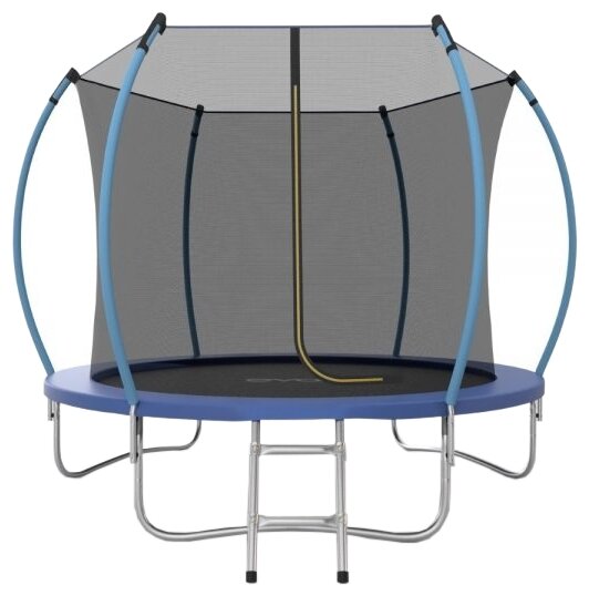 Батут с внутренней сеткой и лестницей, EVO JUMP Internal 8ft (Blue)