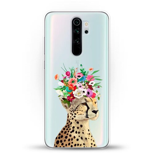 фото Силиконовый чехол леопард на xiaomi redmi note 8 pro andy & paul