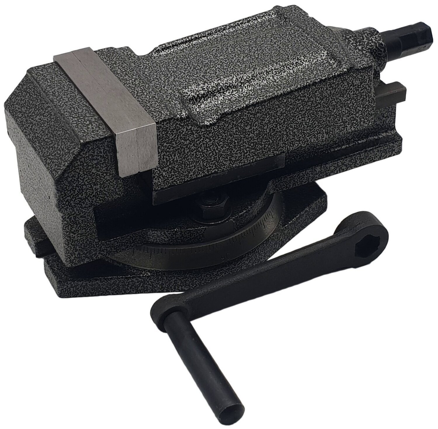 Тиски станочные поворотные QH80 (80 мм)