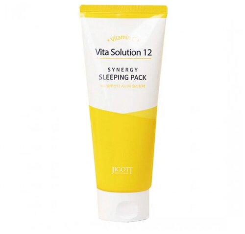 Jigott Ночная маска для лица / Vita Solution 12 Synergy Sleeping Pack, 180 мл