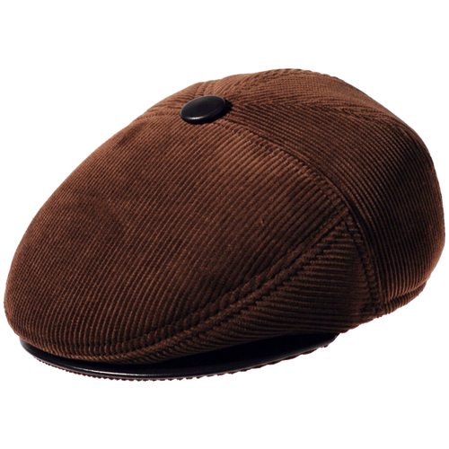 Кепка ALEKON, размер 55, коричневый кепка alekon размер 55 серый