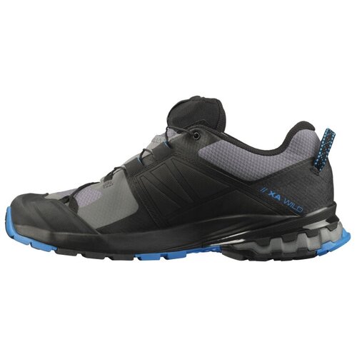 Кроссовки SALOMON XA WILD Quiet Shade/Black/Blua мужские, цвет серый, размер 11