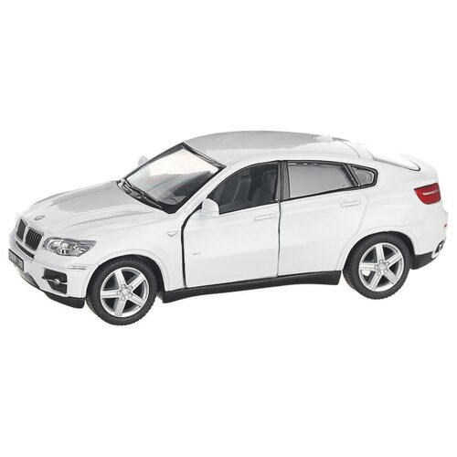 Легковой автомобиль Serinity Toys BMW X6 (5336DKT) 1:38, 13 см, белый легковой автомобиль serinity toys 2012 lotus exige s 5361dfkt 1 32 12 5 см красный