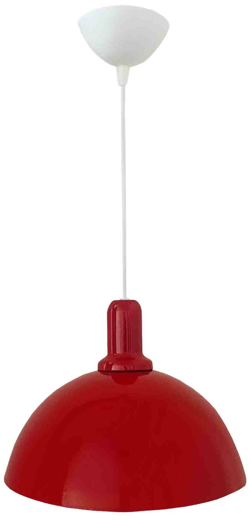 Светильник подвесной, металлический, красный, Ø250х110мм Apeyron Electrics 12-102
