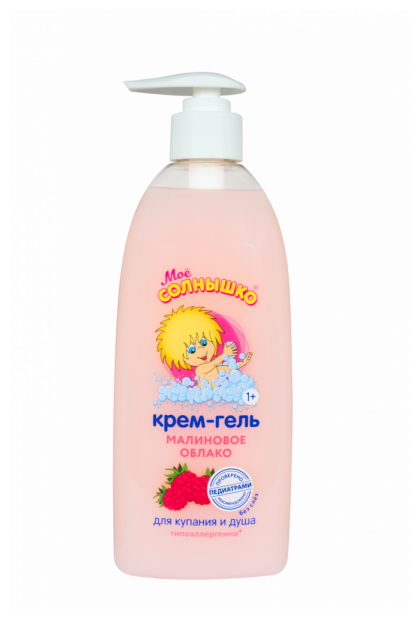 Аванта Крем-гель детский Малиновое облако для купания и душа 400 мл