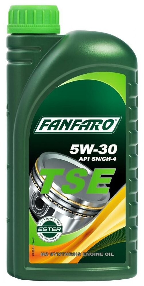 Масло моторное Fanfaro TSE SAE 5W30 API SL/CF 1л