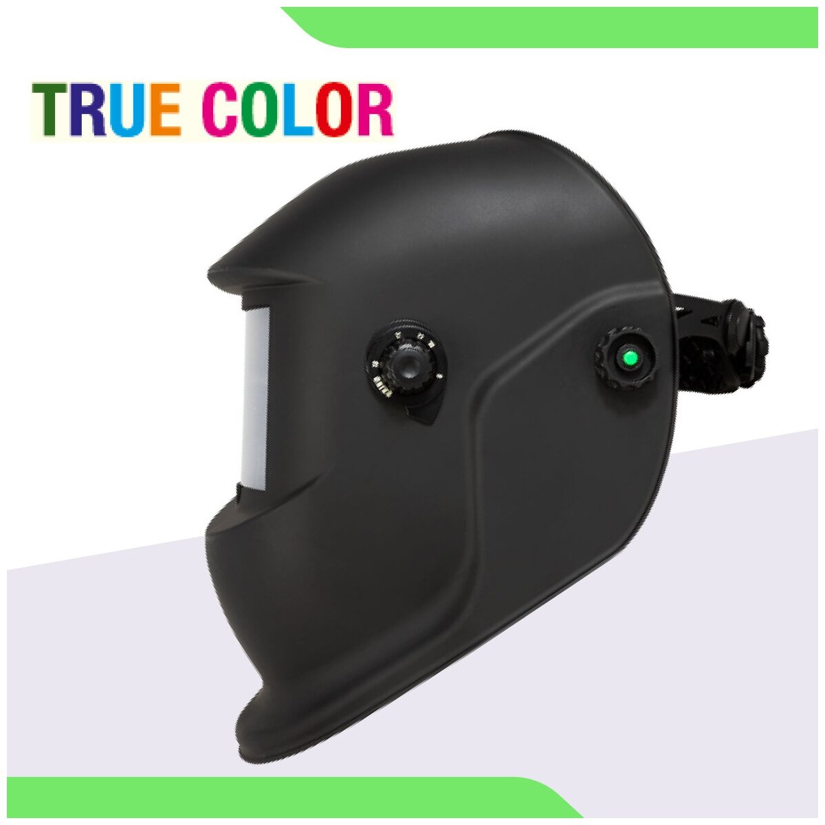 Сварочная маска хамелеон TRUE COLOR с внешним регулятором FoxWeld Корунд-3, plus, 3600V, 7581