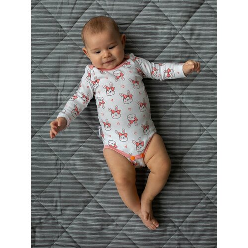 Боди Lemur Studio для новорожденного Зайки 62