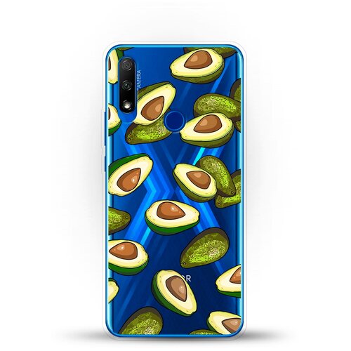 фото Силиконовый чехол авокадо на honor 9x andy & paul