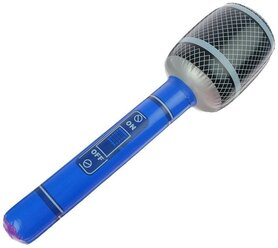 Игрушка надувная «Микрофон» 65 см, звук, цвета микс