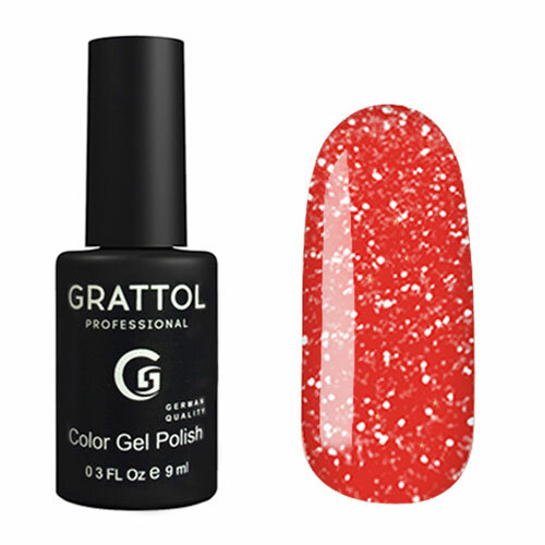 Grattol, Color Gel Polish - светоотражающий гель-лак "Bright Neon" (№05), 9мл