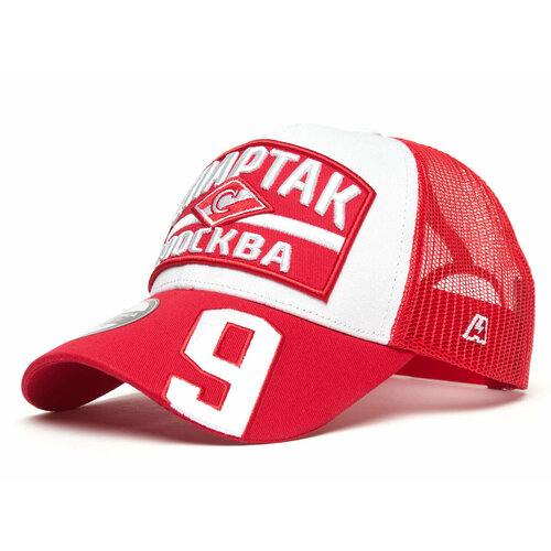 фото Бейсболка atributika & club, размер 55-58, красный