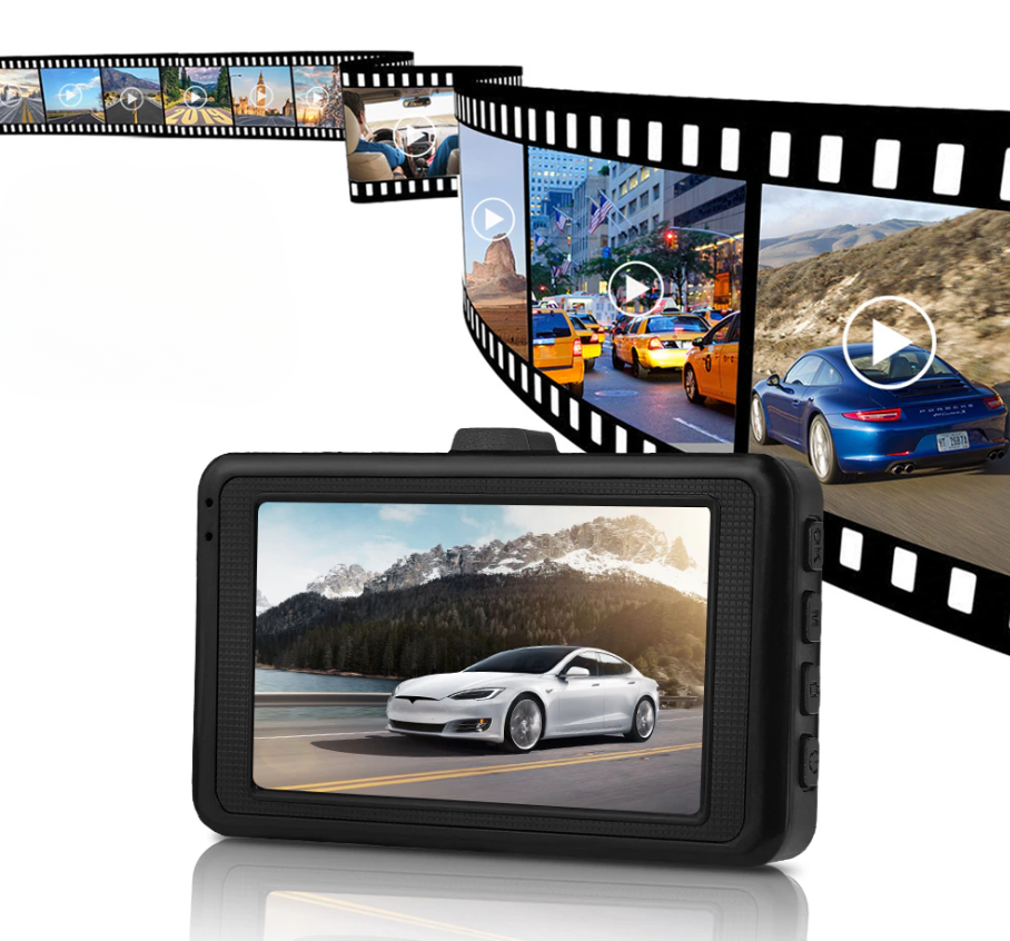 Автомобильный видеорегистратор Full HD 1080P c LCD дисплем / Датчик удара G-Sensor / Угол обзора 170° / HDR — фото 8