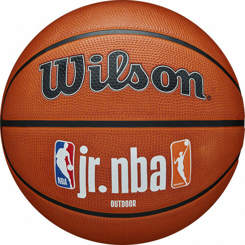 Баскетбольный мяч WILSON JR. NBA Authentic Outdoor WZ3011801XB6, р.6, коричневый