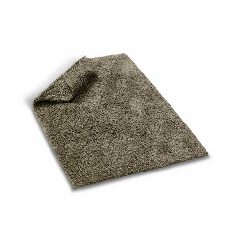 Банный коврик из хлопка Diagonal Tufted, 60*100 см, дым (warm grey)