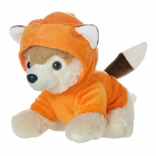 Мягкая игрушка Модные питомцы. Собачка в оранжевом костюме Лисички, 18см - Abtoys [M4873] игрушка кратос в доспехах 18см