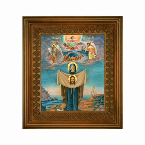 Икона Божья Матерь Порт-Артурская (21х24 см), арт СТ-03059-3
