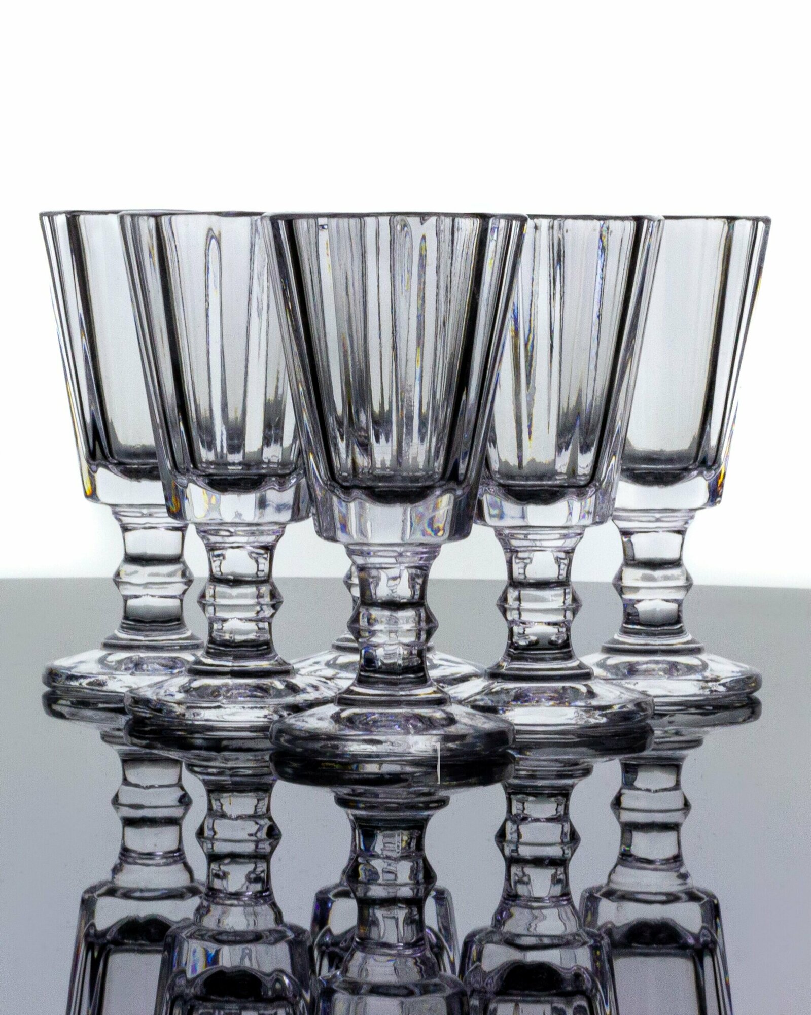 фото Рюмка-лафитник /Набор из 6 хрустальных рюмок (лафитники) 25 мл / лафитник СССР