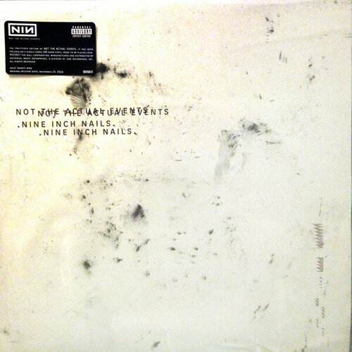 nine inch nails nine inch nails not the actual events Виниловая пластинка NINE INCH NAILS - NOT THE ACTUAL EVENTS