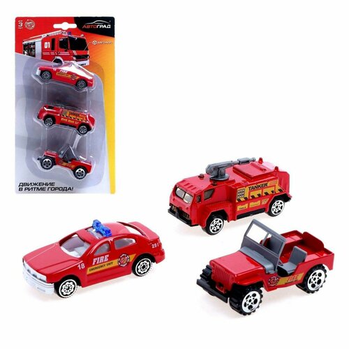 Набор металлических пожарных машин MINI CAR (6 шт) в коробке rc car 1 28 car shell body shell mazda rx7fc wheelbase 90mm for mini q mini z xrx drz hgd1