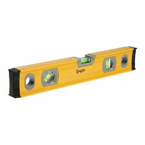 Уровень алюминиевый магнитный фрезерованный 3 глазка 400 мм 1650₽