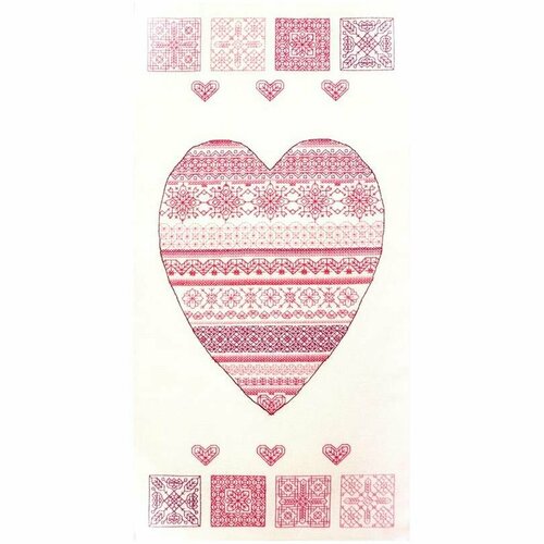 Набор для вышивания Сердце с узорами, 1 набор марья искусница сувенирное мыло 23 февраля