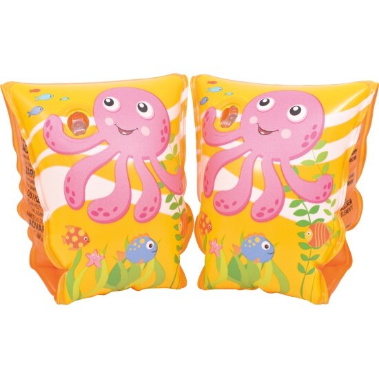 Нарукавники надувные Play Market 90230 осьминожки для плавания ПВХ, для детей 23*15см 90230