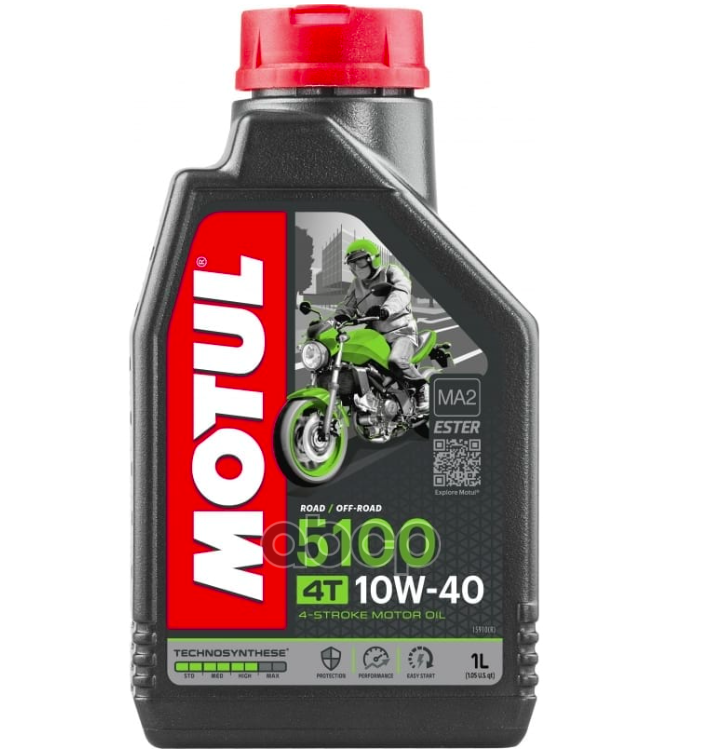 Motul 5100 Moto 4T 10W40 1Л I Vn MOTUL арт. 112124