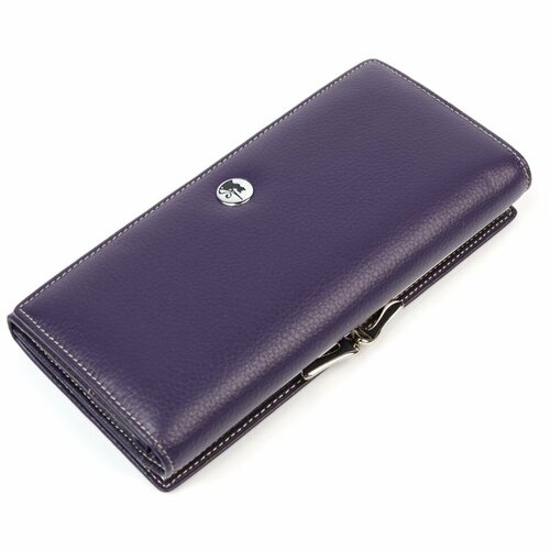 фото Кошелек sergio valentini, фактура гладкая, фиолетовый