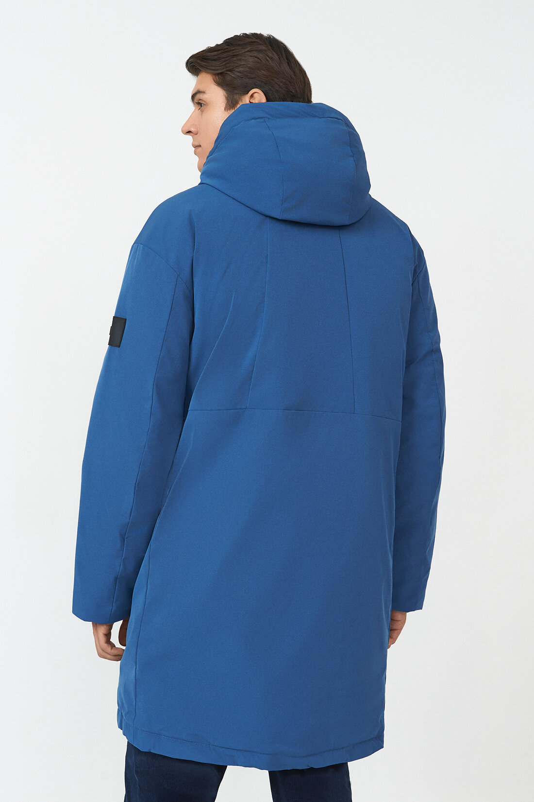 Пальто Эко-Пух BAON мужское, размер XXL, цвет Синий - фотография № 13