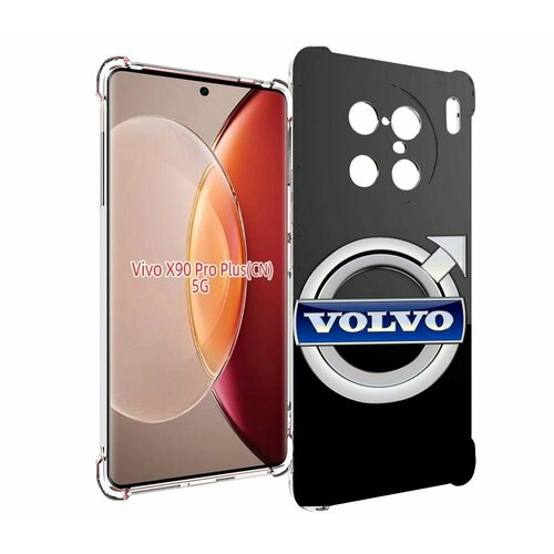 Чехол MyPads volco вольво 2 мужской для Vivo X90 Pro Plus задняя-панель-накладка-бампер