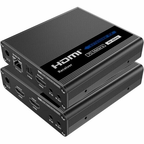 Удлинитель LENKENG HDMI, 4K, HDMI 2.0, CAT5e/6 до 40/70 метров, проходной HDMI с функцией каскадирования LKV676Cascade (LKV676Cascade)