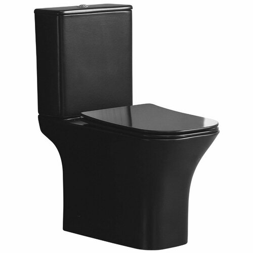 Унитаз Cerutti Vettore MB CT9241 безободковый черный матовый